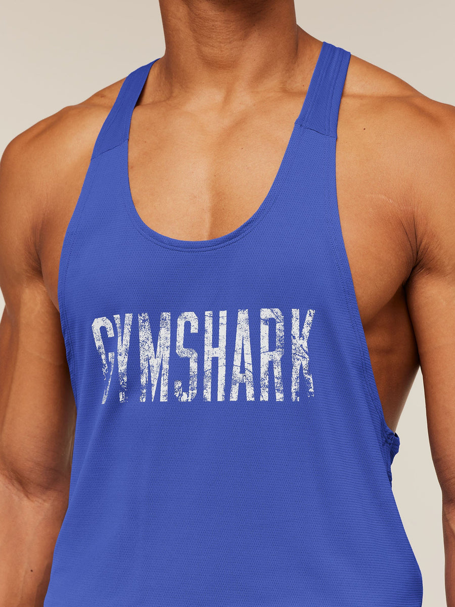 Gymshark Accent Tank — Force Blue — 5