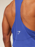 Gymshark Accent Tank — Force Blue — 6
