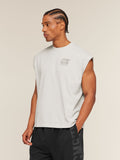 Gymshark Accent Capped Sleeve T-Shirt — Light Grey — 4