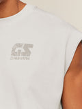 Gymshark Accent Capped Sleeve T-Shirt — Light Grey — 6