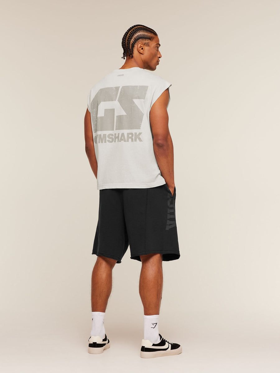 Gymshark Accent Capped Sleeve T-Shirt — Light Grey — 5