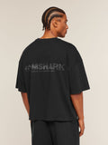 Gymshark Accent Boxy T-Shirt — Black — 1