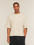 Gymshark Accent Boxy T-Shirt — Tinted White — 2