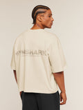 Gymshark Accent Boxy T-Shirt — Tinted White — 1
