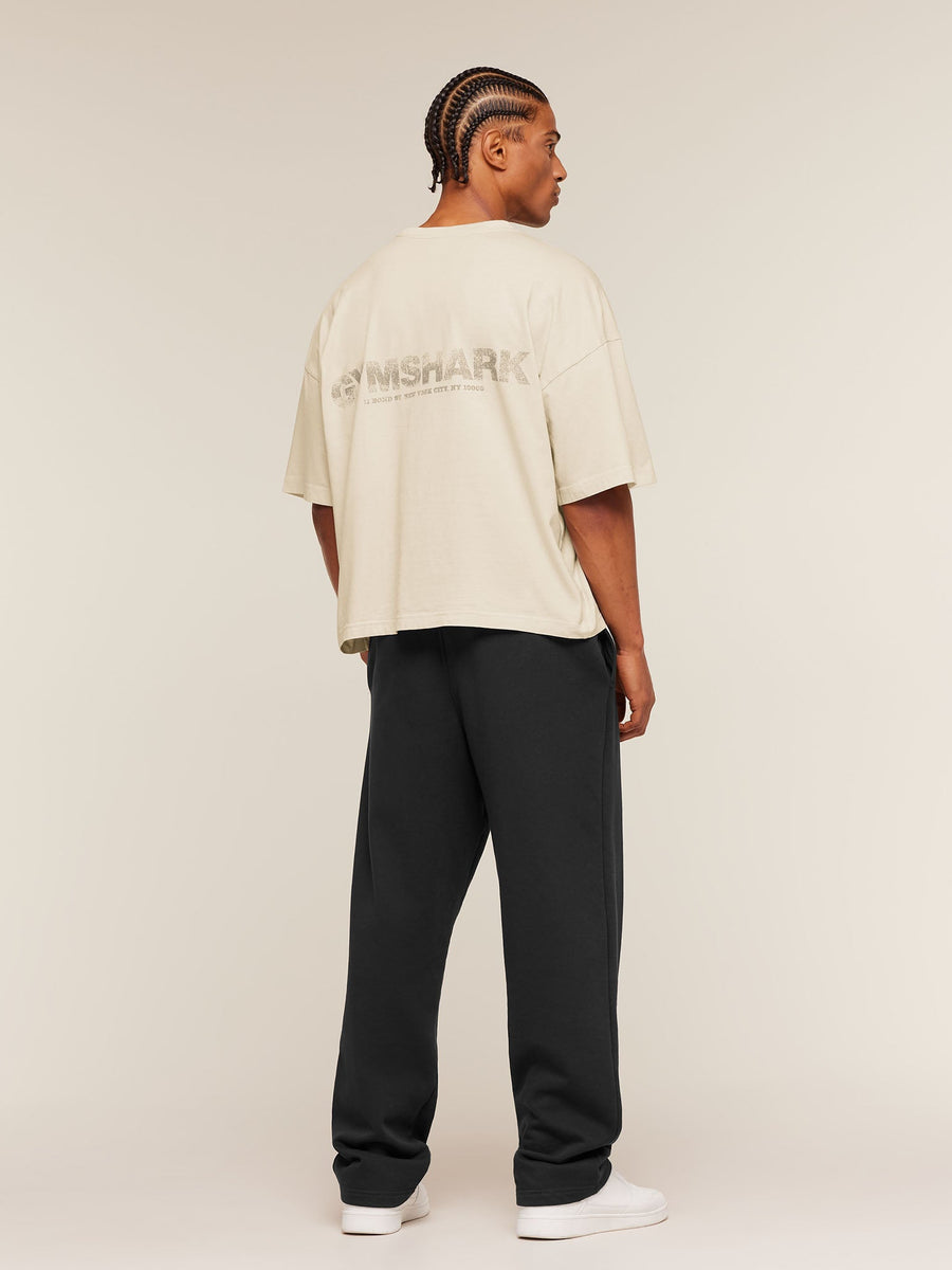 Gymshark Accent Boxy T-Shirt — Tinted White — 4