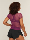Gymshark Hybrid Mesh T-Shirt — Strength Pink — 2