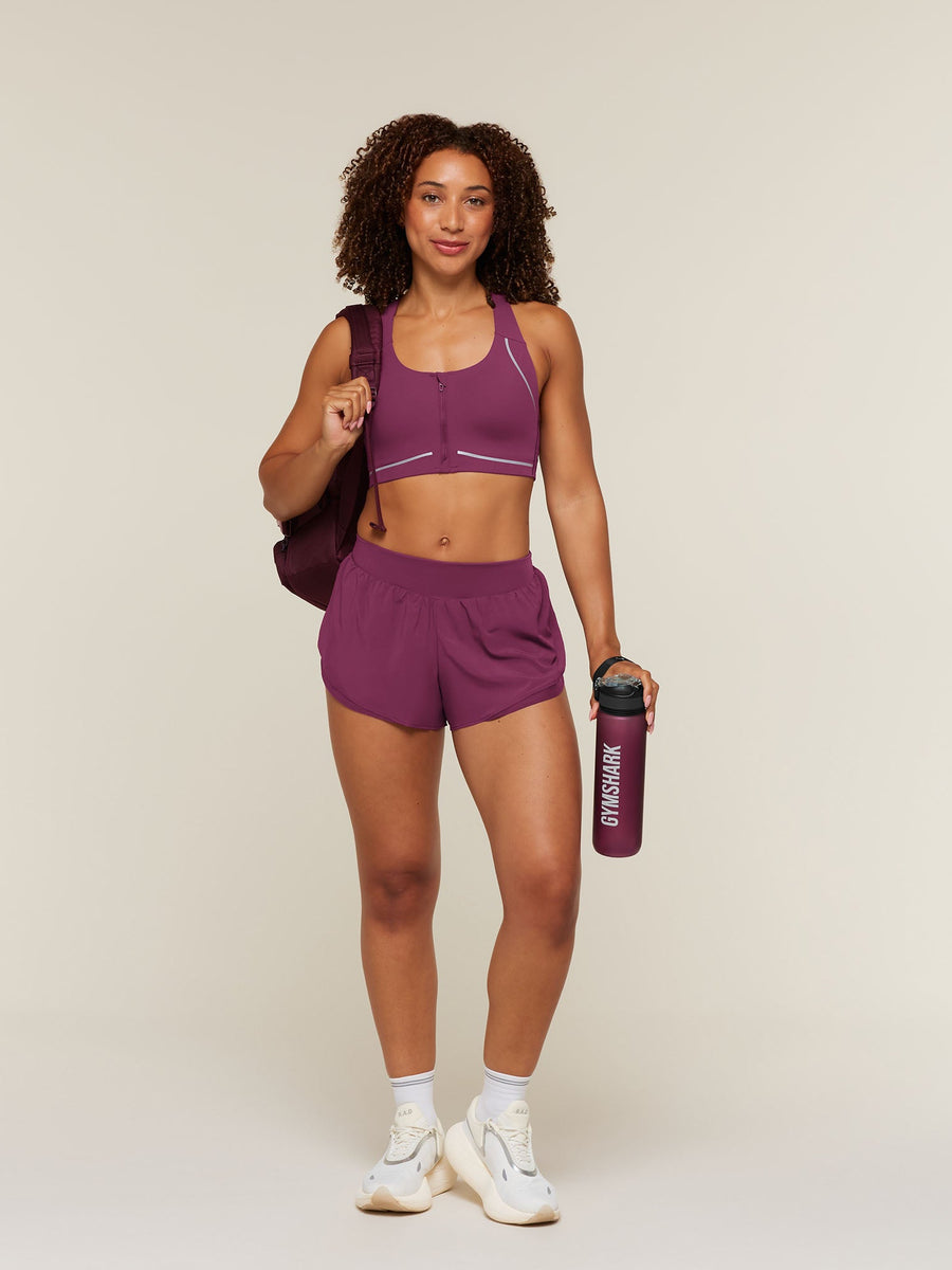 Gymshark Hybrid Loose Shorts — Strength Pink — 7