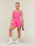 Gymshark Mesh Sleeveless Tank with Shelf — Energy Pink — 5