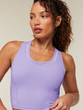 Gymshark Mesh Sleeveless Tank with Shelf — Pace Purple — 5