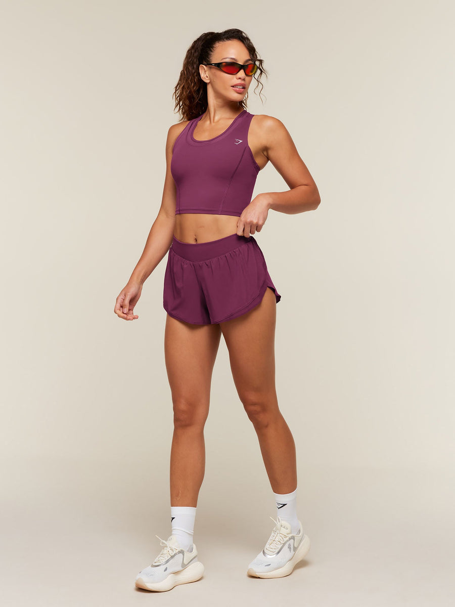 Gymshark Mesh Sleeveless Tank with Shelf — Strength Pink — 7