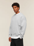 Gymshark Hybrid Sweatshirt — Soft Grey Marl — 3