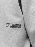 Gymshark Hybrid Sweatshirt — Soft Grey Marl — 4