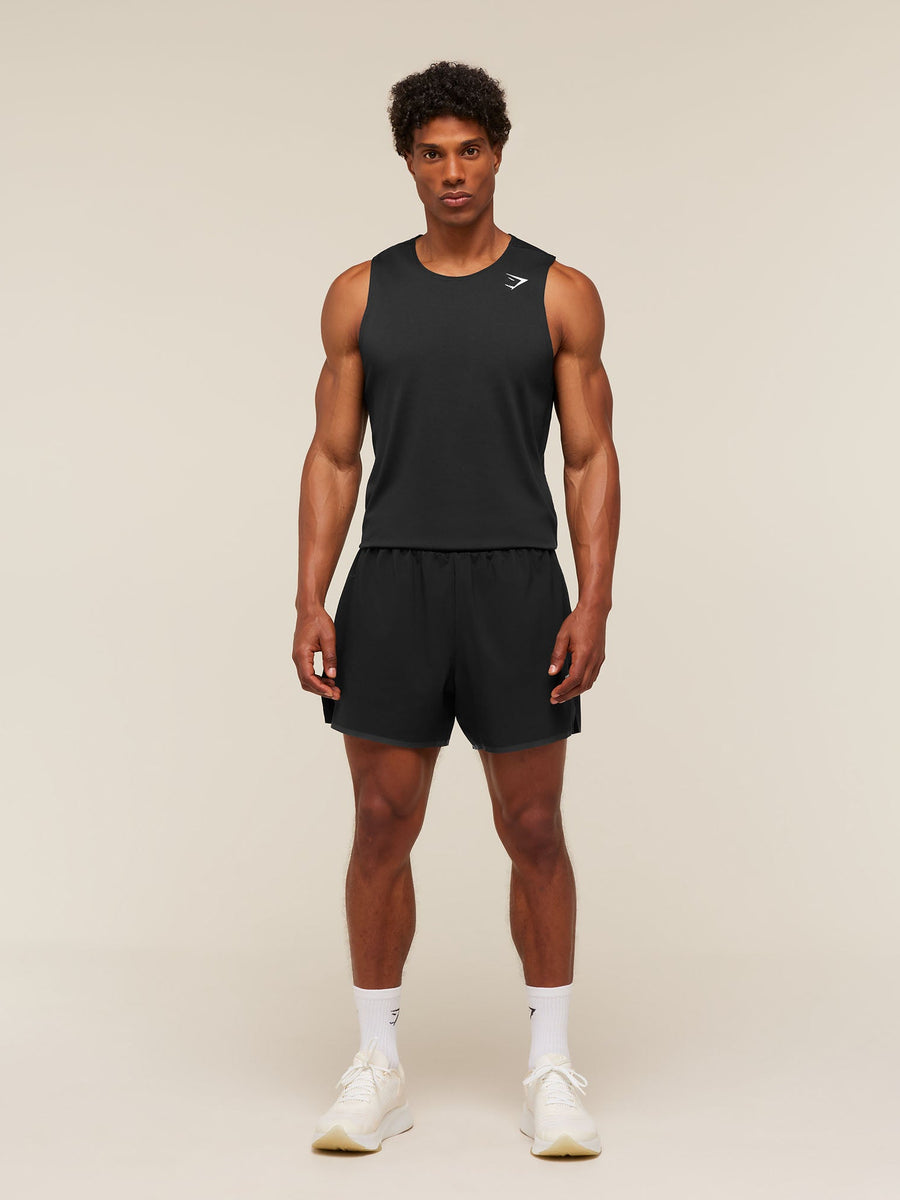 Gymshark Hybrid Shorts — Black — 7