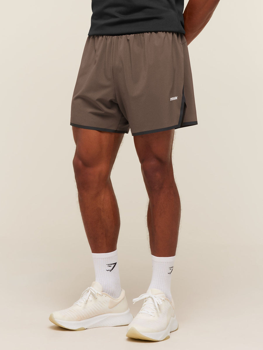 Gymshark Hybrid Shorts — Soft Brown — 1