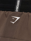 Gymshark Hybrid Shorts — Soft Brown — 7