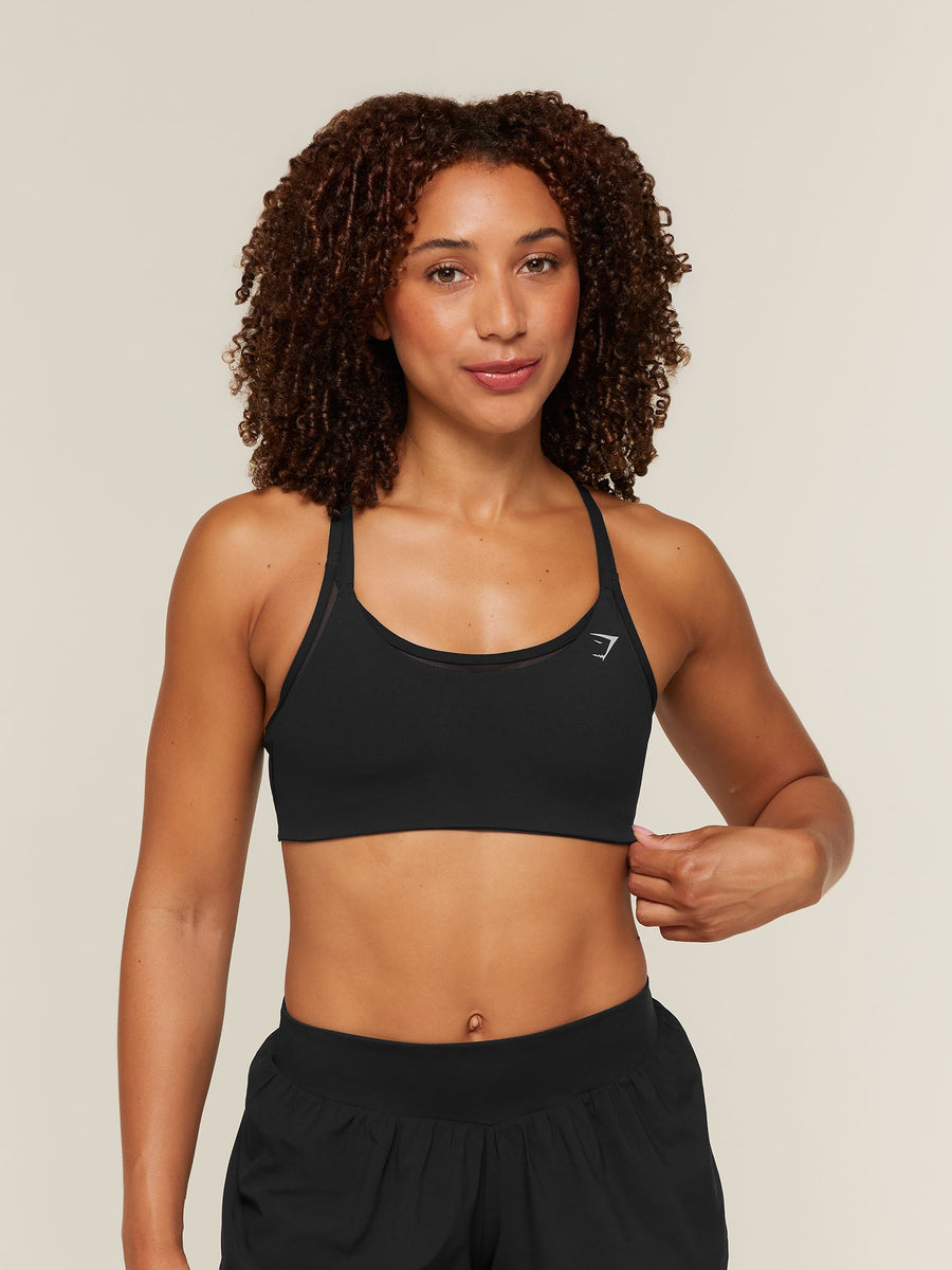 Gymshark Hybrid Sports Bra — Black — 1