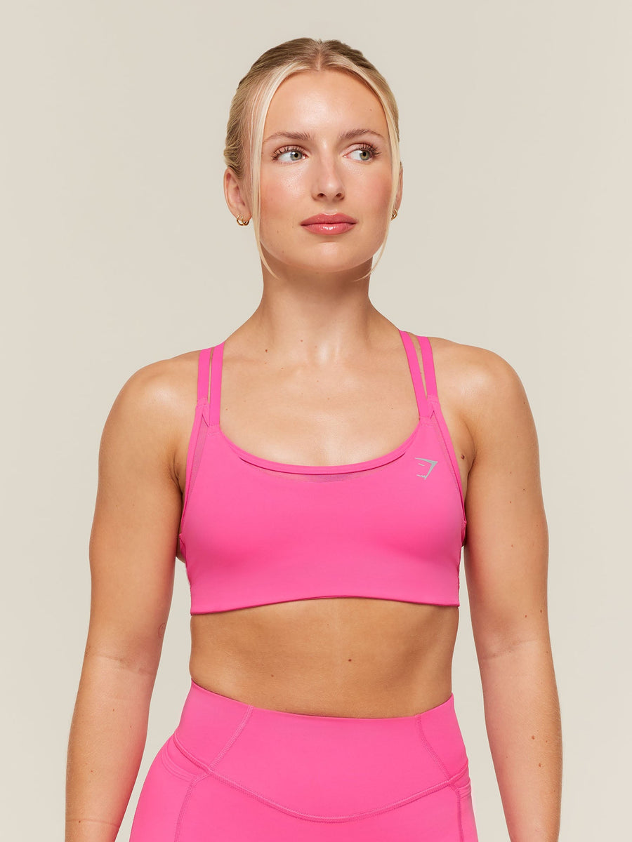 Gymshark Hybrid Sports Bra — Energy Pink — 1