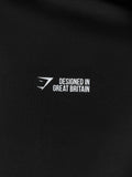 Gymshark Hybrid T-Shirt — Black — 7