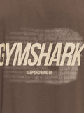 Gymshark Hybrid T-Shirt — Soft Brown — 6