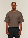 Gymshark Hybrid T-Shirt — Soft Brown — 2