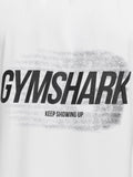 Gymshark Hybrid T-Shirt — White — 6