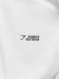 Gymshark Hybrid T-Shirt — White — 7