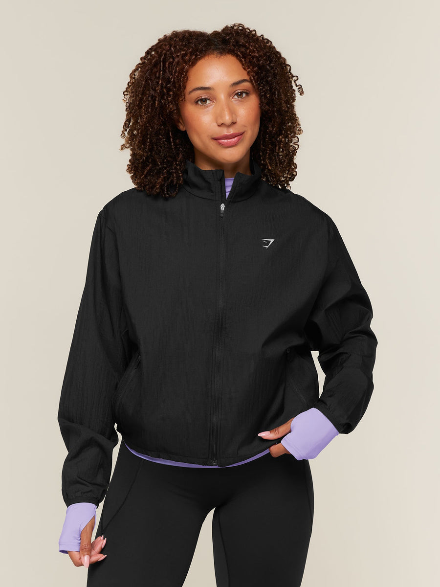 Gymshark Hybrid Track Jacket — Black — 1
