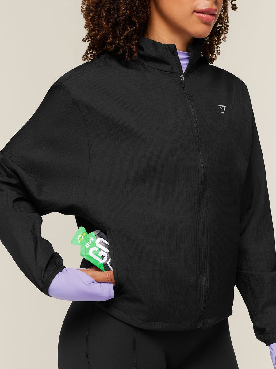 Gymshark Hybrid Track Jacket — Black — 5