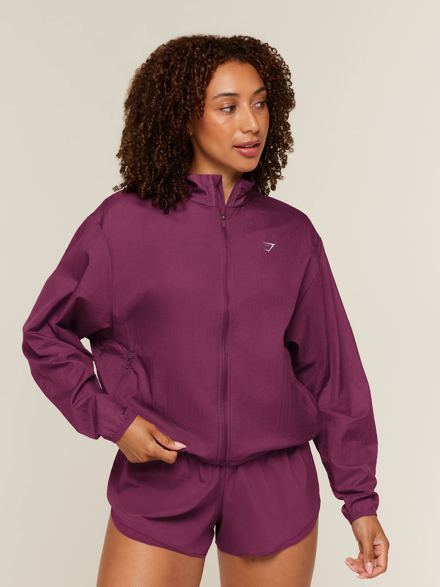 Gymshark Hybrid Track Jacket — Strength Pink — 1