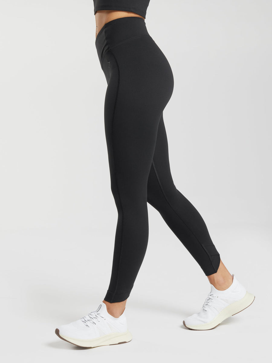 Gymshark Crossover Leggings — Black — 3