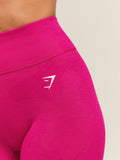 Gymshark Relay Seamless High-Rise Shorts — Performance Pink — 5