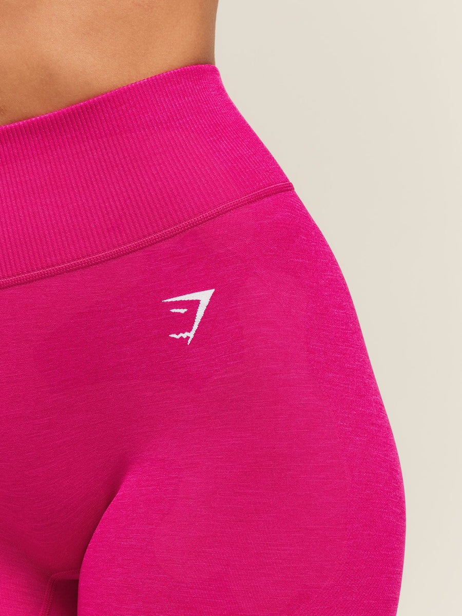 Gymshark Relay Seamless High-Rise Shorts — Performance Pink — 5