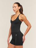 Gymshark Relay Tank with Shelf — Black — 3