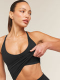 Gymshark Relay Tank with Shelf — Black — 5