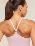 Gymshark Relay Tank with Shelf — Haze Pink — 5