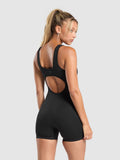 Gymshark Corset Seamless Bodysuit — Black — 2