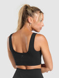 Gymshark Corset Seamless Sports Bra — Black — 2