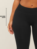 Gymshark Lift Seamless 2.0 Mid-Rise Leggings — Black — 4