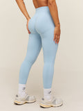 Gymshark Lift Seamless 2.0 Mid-Rise Leggings — Chilled Blue — 1