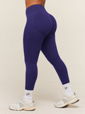 Gymshark Lift Seamless 2.0 Mid-Rise Leggings — Indigo Purple — 5