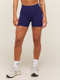 Gymshark Lift Seamless 2.0 Mid-Rise Shorts — Indigo Purple — 1