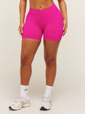 Gymshark Lift Seamless 2.0 Mid-Rise Shorts — Super-Set Pink — 1