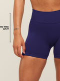 Gymshark Lift Seamless 2.0 Mid-Rise Shorts — Indigo Purple — 4