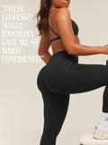 Gymshark Lift Seamless 2.0 Mid-Rise Leggings — Black — 3