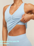 Gymshark Lift Seamless Tank with Shelf — Chilled Blue — 3