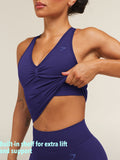 Gymshark Lift Seamless Tank with Shelf — Indigo Purple — 3