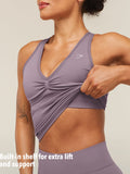 Gymshark Lift Seamless Tank with Shelf — Dusk Purple — 3