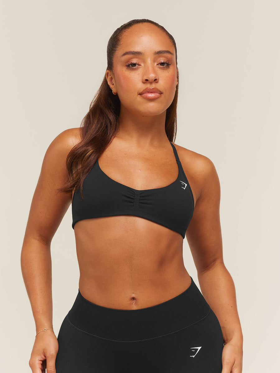 Gymshark Lift Seamless 2.0 Sports Bra — Black — 1
