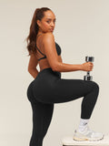Gymshark Lift Seamless 2.0 Sports Bra — Black — 5