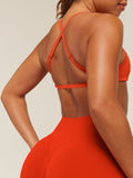Gymshark Lift Seamless 2.0 Sports Bra — Bold Orange — 7